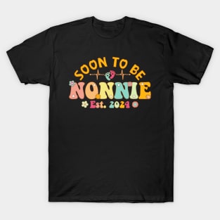 Soon To Be Nonnie 2024 Mother's Day For New Nonnie T-Shirt